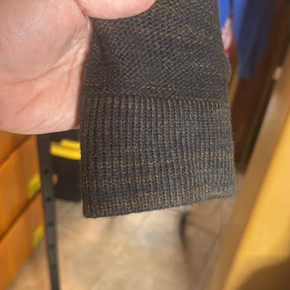 Field & Stream Brown Ombré Knit Sweater Cardigan Size Small Oversized - Picture 5 of 10